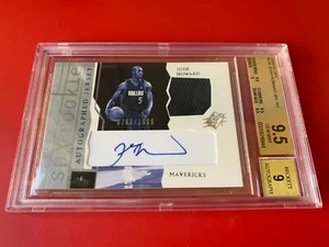 Parche de novato Josh Howard 2003-04 UD SPx automático/1999 tarjeta BGS 9,5 - Imagen 1 de 2