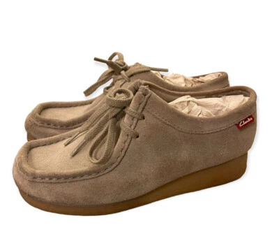 CLARKS Padmora Mocasines Taupe Gamuza Zapatos Talla 6.5 M Foto 1 de 4
