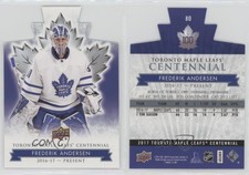 2017 Upper Deck Toronto Maple Leafs Centennial Blue Die-Cut Frederik Andersen