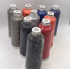 Thread Madeira CLASSIC #40 5000M FACTORY SEALED 10 spools Variety Colors New - Picture 1 of 11