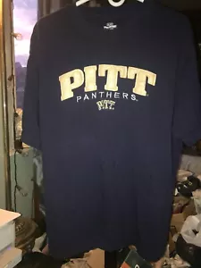 PROEDGE Knights Apparel PITT Pittsburgh PANTHERS Navy SEWN FELT T-Shirt Herren XL - Bild 1 von 8