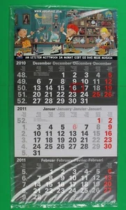 WIPA Mosaik Original Abrafaxe 3-Monats Planer 2011 neuwertig & eingeschweißt - Bild 1 von 1