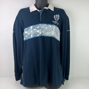 Rugby World Cup Japan 2019 Licensed Long Sleeved Polo Shirt Mens 3XL - Picture 1 of 10