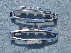 1965 1966 Ford Truck 100 Pickup Fender Emblems Pair - Bild 1 von 4