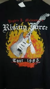 YNGWIE MALMSTEEN 1985 Rising Force Vintage Licensed Concert Tour Shirt SM NEU - Bild 1 von 5