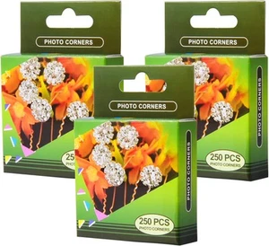 Pegatinas transparentes autoadhesivas para esquinas de fotos montaje en imagen para - Imagen 1 de 7