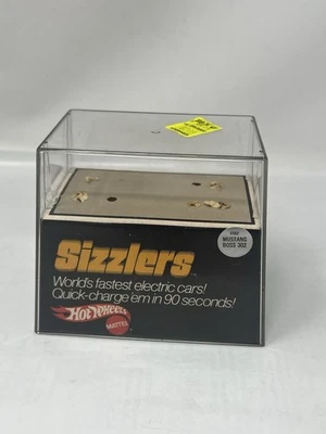 Hot Wheels Sizzlers Caja Cubo Solo Paquete Sin Coche 6502 Boss Mustang Foto 1 de 4