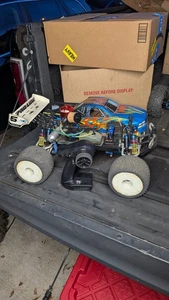 Custom Team Associated Nitro mgt monster truck great condition runs and drives - Picture 1 of 19