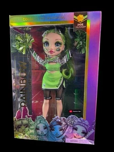 Rainbow High Cheer Jade Hunter Green Fashion Doll Cheerleader- Damaged Box - Picture 1 of 7