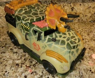 Teenage Mutant Ninja Turtles 2006 Tricera Tanque Paleo Patrol TMNT Turtle Van Foto 1 de 4
