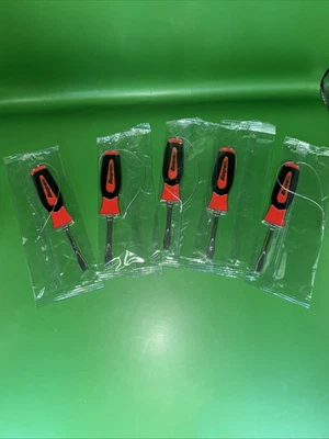 SNAP-ON Snap On Tools Set Of 5 Metal Holiday Ornaments Screwdrivers. VERY RARE.