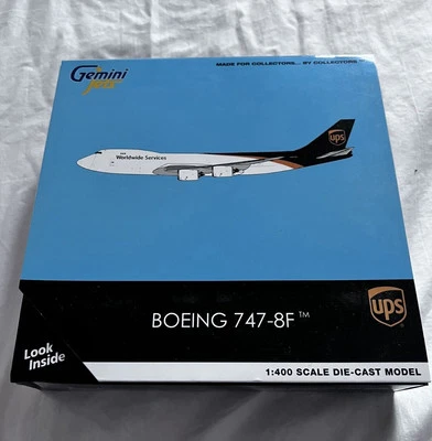 Gemini Jets 1:400 UPS Boeing 747-8F N607UP *QUEBRADO* (VEJA FOTO) - Imagem 1 de 4