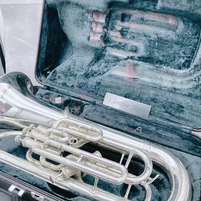 YAMAHA YEP-621S Bb Euphonium Silver Plated Yellow Brass YEP621S YEP621 621 S JP - Image 1 of 4