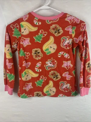 Conjunto feminino Nickelodeon Jojo Siwa 2 peças PJ tamanho 7/8 Natal unicórnio Yorkie #I25-6 - Imagem 1 de 4