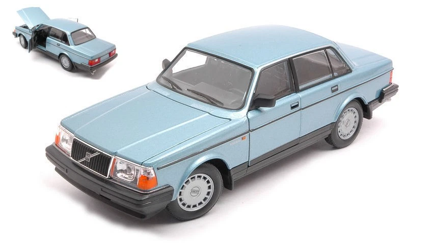 WELLY WE24102B VOLVO 240 GL METALLIC LIGHT BLUE 1:24 Modellino - Immagine 1 di 1