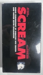 SELTENE versiegelte Scream VHS-Kassette mit Audiokommentar von Wes Craven Kevin Williamson - Bild 1 von 5