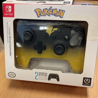 NEW PowerA Pokemon Pikachu Fade Enhanced Wired Controller For Nintendo Switch - Image 1 of 4