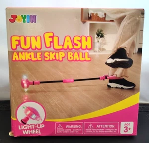 JOYIN Pink Ankle Skip Ball with Flashing Lights, it Toy for Kids Age 3+ - Picture 1 of 5