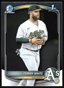 2025 Bowman Chrome Tommy White #BCP-251 1st Bowman Athletics - Picture 1 of 2