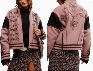 We The Free People Woodrose Boy Band Bomberjacke Damen Größe Small - Bild 1 von 7