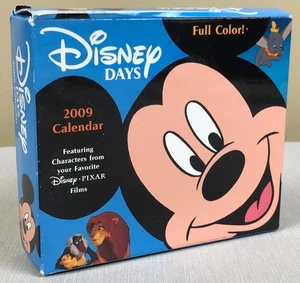Vintage 2009  *WORKS For 2026*  DISNEY & PIXAR FILMS  Daily Full-Color Calendar - Picture 1 of 6