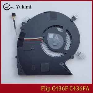NC55C06-19G17 DO ASUS Flip C436F C436FA czarny wentylator chłodzący laptopa - Zdjęcie 1 z 4