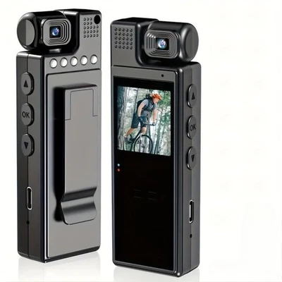 1080P HD Smart Recorder Handheld Pocket Camcorder with 180-degree Rotatable Lens - Image 1 of 4
