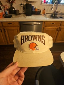 Vintage 1980s Cleveland Browns New Era Snapback Hat Cap Embroidered - Bild 1 von 6