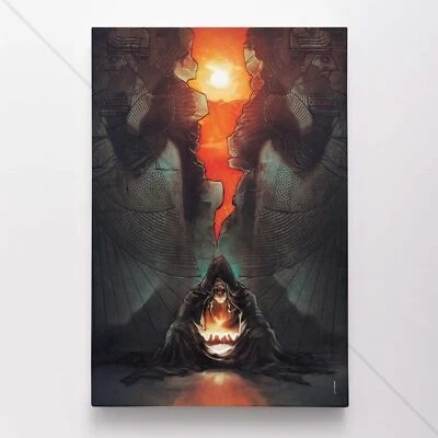 Impresión artística de portada de cómic de DC lienzo póster negro de Adam #11354 Foto 1 de 4