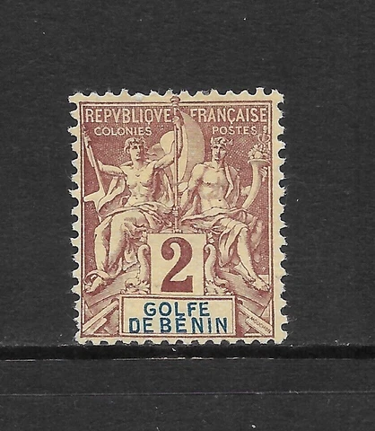 BENIN SCOTT 21 MNG FINE - 1893 2c BROWN/BUFF NAVIGATION & COMMERCE ISSUE Cover