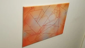 Abstract Graffiti Painting "Infinite Orange" - original one off signed canvas - Picture 1 of 8