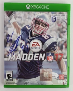 Rob Gronkowski Signed/Auto EA Sports Madden 17 Video Game (JSA) Extremely Rare - Picture 1 of 5