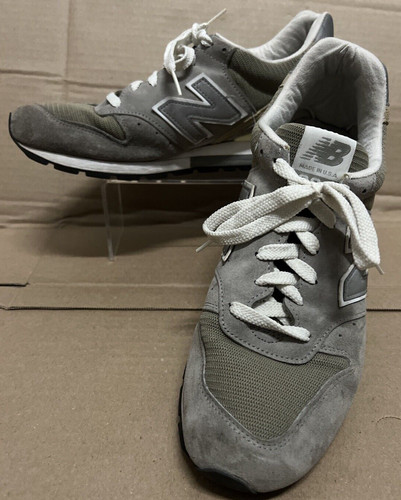 Scarpe New Balance 996 da uomo taglia 11 D atletica corsa attiva grigie *pulite* USA