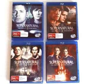 Supernatural Seasons 2-5 Blu-ray 2 3 4 5 Region 4 - Picture 1 of 18