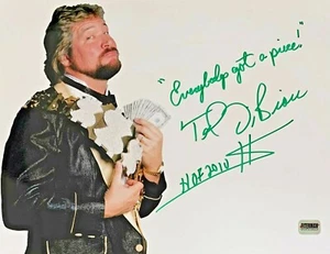 Ted DiBiase Million Dollar Man WWF WWE WCW Autographed 11x14 Photo FSG Authen - Picture 1 of 1