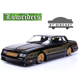 MAISTO DESIGN LOW RIDERS 1986 CHEVROLET MONTE CARLO 1/24 DIECAST BLACK 32542 - Picture 1 of 2