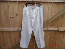 Flyers Pleated Cotton Beige Casual Pants Size 36x29  FREE SHIPPING   W828