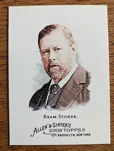 2008 Topps Allen Ginter BRAM STOKER #166 Dracula - Foto 1 di 1