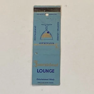 Vtg MATCHBOOK COVER Fountainhead Cocktail Lounge Restaurant, Cincinnati, Ohio - Picture 1 of 2