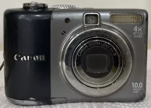 Canon PowerShot A1000 IS 10MP Digital Camera - POWERS ON, PARTS OR REPAIR - Picture 1 of 9