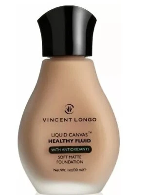 Vincent Longo Liquid Canvas Healthy Fluid Sheer Matte Foundation Medium Beige - Image 1 of 4