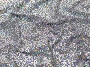 Sequin ITY Silky Stretch Knit Fabric 127cm / 50" Wide - per metre - Picture 1 of 27