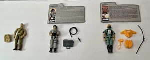 G.I. Joe Hasbro Action Figure 1983 Duke 1986 Mainframe - Wet Suit LOT - Picture 1 of 4
