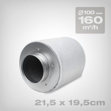 Dttimamente clima AKF ECO k2600-MINI - 100 160 m³/h Ø 100 mm PK carbone attivo filtro Grow
