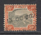 M14886 Malaysia-Federated Malay States 1900 Sg22a - 50C Grey & Orange Brown