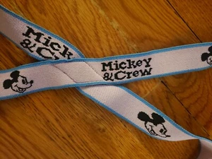 Vintage Disney Mickey & Crew Large Kids Suspenders w/ Adjustable Straps 90s - Picture 1 of 4