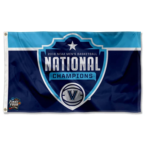 Villanova Wildcats 2018 Basketball National Champions Large Outdoor Flag Cover