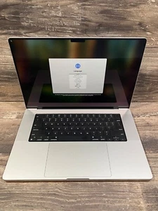 Apple MacBook Pro 16 inch M1 Max 2021 10 CPU/24 GPU | 32GB 1TB | Silver A2485 * - Picture 1 of 15