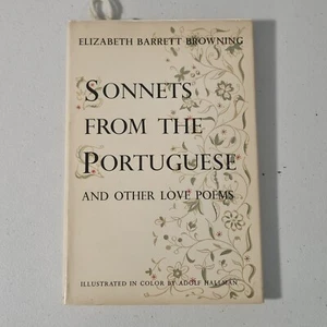 Sonnets From The Portuguese Elizabeth Barrett Browning 1954 ILSTRD Adolf Hallman - Picture 1 of 6