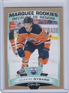 JOAKIM NYGARD 2019-20 OPC O-PEE-CHEE UPDATE GOLD RC #645 OILERS